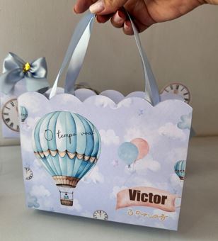 Sacolinha Personalizada o tempo voa 2 (20 unidades) - Imagem 2