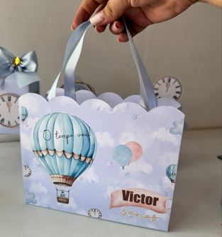 Sacolinha Personalizada o tempo voa 2 (20 unidades) - Imagem 4