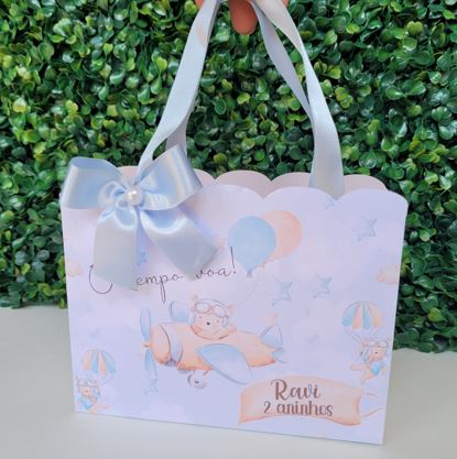 Sacolinha Personalizada o tempo voa (30 unidades) - Imagem 3