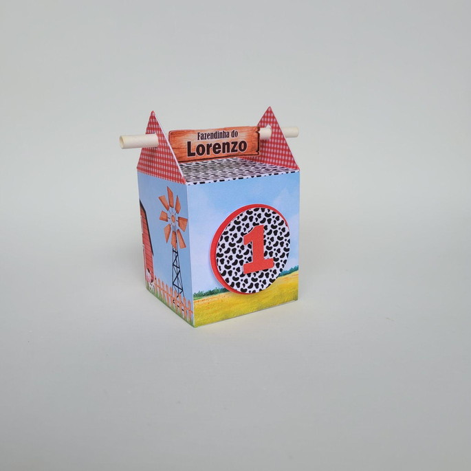Kit Clássico Fazendinha Vermelha (50 peças) - Imagem 3