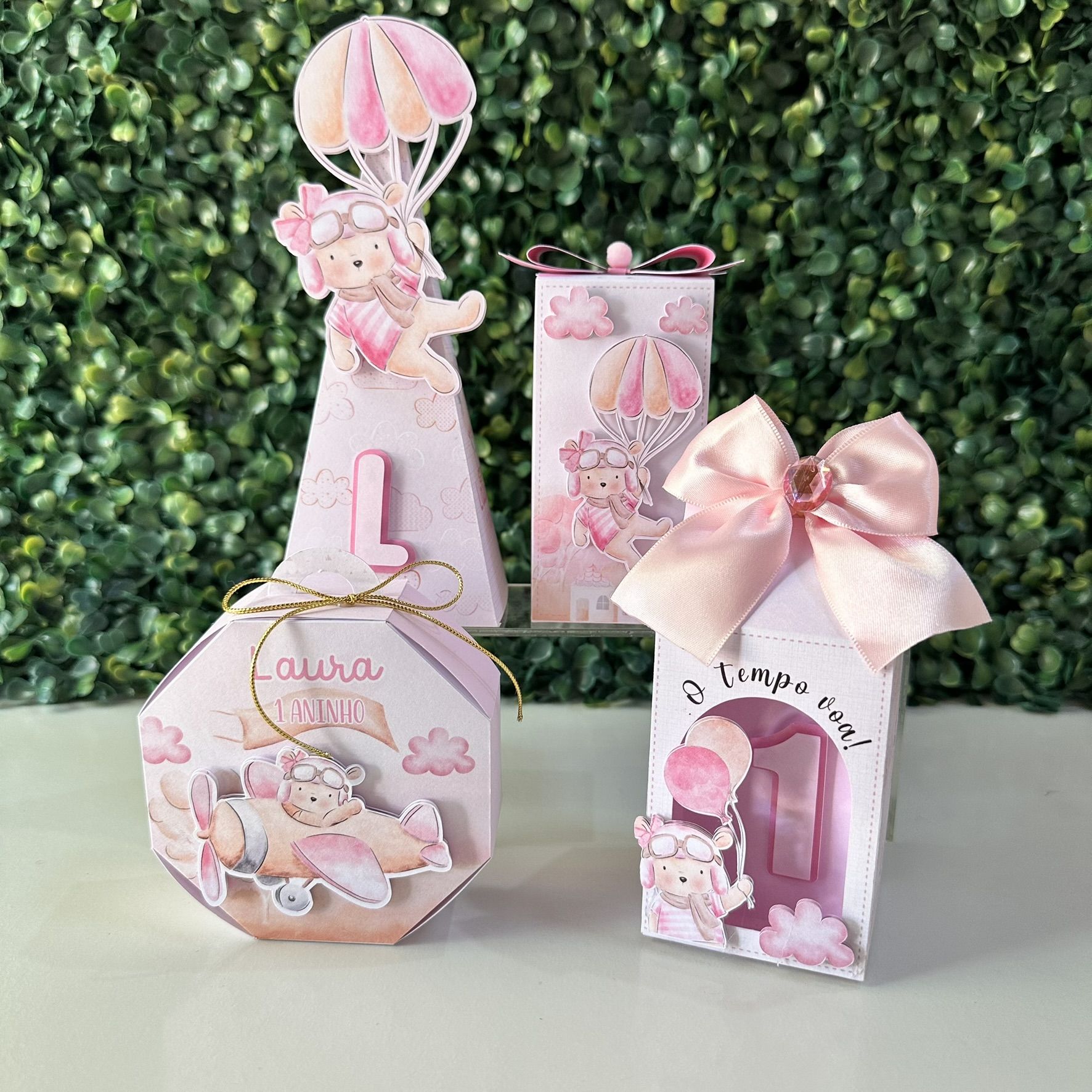 Kit O tempo voa menina clássico (30 peças)